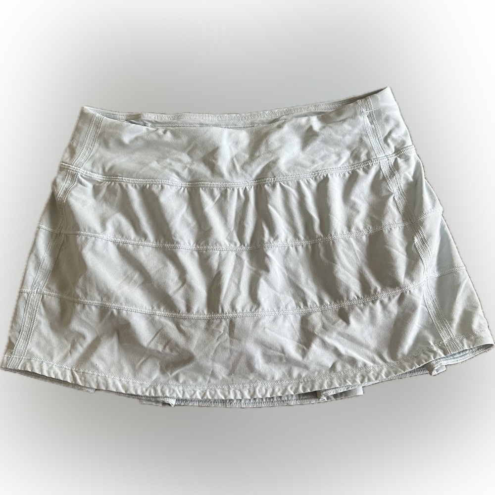 lululemon athletica Foam Cloud Blue Pace Rival Skirt-Size 6 - Picture 4 of 10